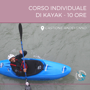 Corso individuale di Kayak 10 ore